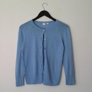 Gap Light Blue Cardigan Sweater